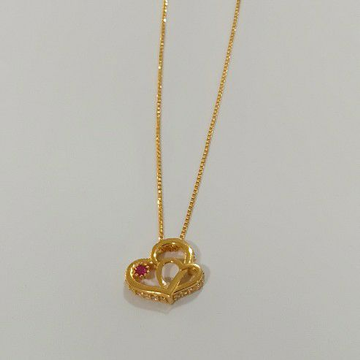 Gold Pendant Chain by S B ZAWERI