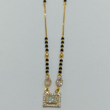 Gold With Diamond Fancy mangalsutra by S B ZAWERI